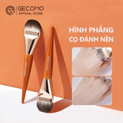 Cọ Tán Kem Nền Đầu Dẹt Thân Gỗ Lông Mềm Cao Cấp Gecomo G1115