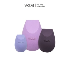 Set 3 Bông Mút Vát Xéo Đôi Vacosi Versatile Tím