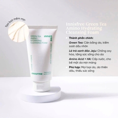 Sữa Rửa Mặt Làm Sạch Dịu Nhẹ Trà Xanh Innisfree Green Tea Foam Cleanser 150ml