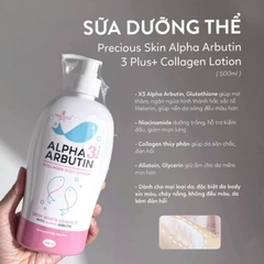 Dưỡng Thể Precious Skin Thailand Alpha Arbutin Collagen Lotion 3 Plus 500ml