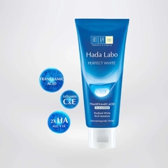 Sữa Rửa Mặt Hada Labo Dưỡng Da Sáng Mịn Ẩm Mượt Perfect White Arbutin Cleanser 80g