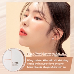 Phấn Nước Kiềm Dầu, Che Phủ Hoàn Hảo Lime Real Cover Pink Cushion SPF 50+/PA+++ 20g