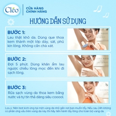 Kem Tẩy Lông Chiết Xuất Từ Bơ Cleo Avocado Hair Removal Cream Skin 50g
