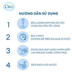 Kem Tẩy Lông Chiết Xuất Từ Bơ Cleo Avocado Hair Removal Cream Skin 50g