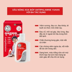 Dầu Nóng Xoa Bóp Antiphlamine Hàn Quốc 100ml