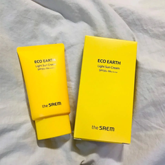 Kem Chống Nắng The Saem Eco Earth Power  SPF50+/PA+++ 50g