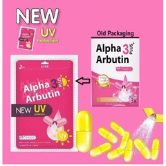 Viên Bột Kích Trắng Alpha Arbutin 3 Plus+Thái Lan