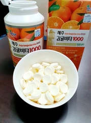 Viên Ngậm Bổ Sung Vitamin C Tăng Cường Đề Kháng Jeju Tangerine Vita 500mg