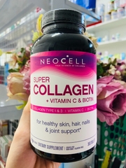 Viên Uống Đẹp Da, Tóc & Móng Neocell Super Collagen + C With Biotin 360 Viên