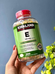 Viên uống bổ sung Vitamin E 400 I.U Kirkland Signature 500 Viên giúp làm đẹp da và ngăn ngừa lão hóa