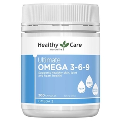 Viên uống kết hợp 3 loại Omega 3-6-9 Healthy Care Ultimate Omega 3-6-9 200 viên