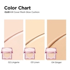 Cushion Che Phủ Toàn Bộ Lâu Trôi Cho Mọi Loại Da Cushion Clio Kill Cover High Glow 15g