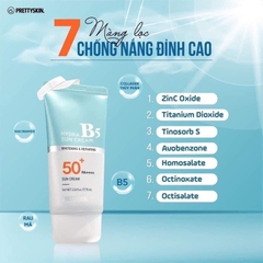 Kem Chống Nắng Phục Hồi Dưỡng Trắng, Chống Lão Hóa Pretty Skin Hydra B5 Sun Cream SPF 50+/PA+++ 70ml