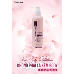 Kem Dưỡng Thể Chống Nắng, Trắng Da Body Ban Ngày Pretty Skin Glutathione V10 Alpha Arbutin Body Lotion 250ml