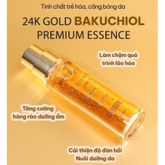 Tinh chất Cấp Ẩm Cao Cấp, Chống Lão Hóa Bergamo 24K Gold Bakuchiol Premium 120ml