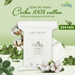 Bông Tẩy Trang Siêu Mềm Mịn Không Xơ Ceiba Tree 234 Pad