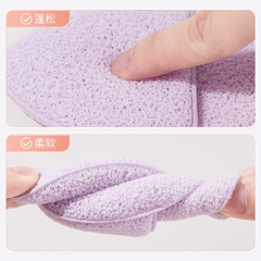 Bọt Biển Rửa Mặt Găng Tay Làm Sạch Puff Làm Sạch Sâu GECOMO Loại Size XL Cở Lớn Mềm Mại - G2098
