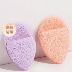 Bọt Biển Rửa Mặt Găng Tay Làm Sạch Puff Làm Sạch Sâu GECOMO Loại Size XL Cở Lớn Mềm Mại - G2098