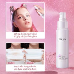 Xịt Khóa Nền Tạo Hiệu Ứng Căng Bóng Lâu Trôi Zeesea Lasting Makeup Settting Spray 100ml