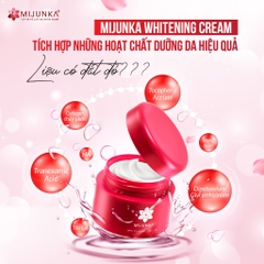 Kem Dưỡng Trắng Da Cao Cấp Mijunka Whitening Cream Nhật Bản 50g
