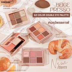 Bảng Phấn Mắt Trang Điểm Đa Năng 6 ô - 2 tầng Sivanna Colors Fall In Love Eyeshadow Palette HF617