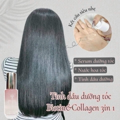 Tinh Dầu Dưỡng Tóc Hoa Hồng Biotin Collagen Voudioty Hair Essential Oil 60ml