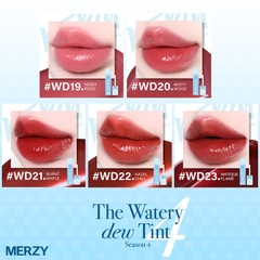 [DEW4 - XANH DƯƠNG] Son Tint Bóng Dạng Thạch, Bền Màu, Lâu Trôi Merzy The Watery Dew Tint 4g
