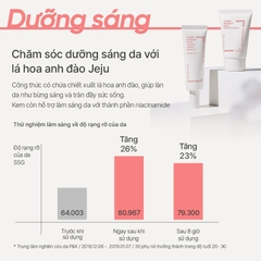 Kem Dưỡng Trắng Nâng Tone Innisfree Jeju Cherry  Blossom Glow Tone-up Cream 50ml