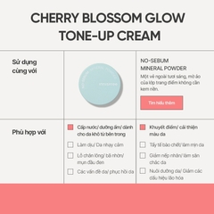 Kem Dưỡng Trắng Nâng Tone Innisfree Jeju Cherry  Blossom Glow Tone-up Cream 50ml