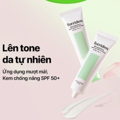 Kem Chống Nắng Nâng Tone Torriden Balanceful Cica Tone Up Sun Cream SPF50+ PA++++ 60ml 