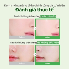 Kem Chống Nắng Nâng Tone Torriden Balanceful Cica Tone Up Sun Cream SPF50+ PA++++ 60ml 