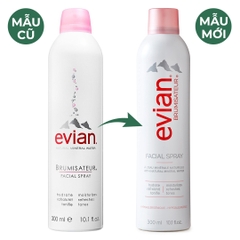 Xịt Khoáng Cấp Ẩm Và Làm Dịu Da Evian Facial Spray 150ml & 300ml