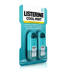 Combo xịt thơm miệng Listerine Pocketmist Cool Mint 7.7ml x 2