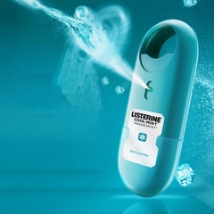 Combo xịt thơm miệng Listerine Pocketmist Cool Mint 7.7ml x 2