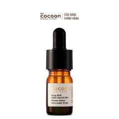 Dung Dịch Chấm Mụn, Trị Mụn Sưng Viêm Chiết Xuất Bí Đao The Cocoon Winter Melon Acne Super Drops 5ml