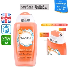 Dung Dịch Vệ Sinh Phụ Nữ Dưỡng Ẩm Cân Bằng Độ pH Femfresh Daily Intimate Wash 250ml