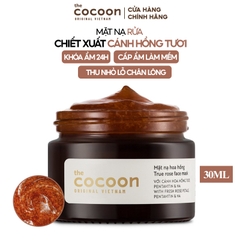 Mặt Nạ Cocoon Dưỡng Ẩm, Làm Mềm Da Từ Hoa Hồng True Rose Face Mask 30ml