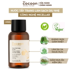 Nước Tẩy Trang Làm Sạch Dịu Nhẹ Chiết Xuất Bí Đao The Cocoon Winter Melon Micellar Water 140ml