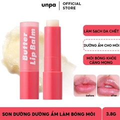 Son Dưỡng Môi Dưỡng Ẩm Cho Môi Mềm Mại Unpa Bubi Bubi Butter Lip Balm 3.8g