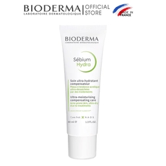 Kem Dưỡng Cấp Nước, Làm Dịu Da, Phục hồi Cho Da Mụn Điều Trị Da Liễu Bioderma Sebium Hydra 40ml