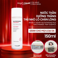 Nước Thần Dưỡng Trắng, Thu Nhỏ Lỗ Chân Lông Angel's Liquid Glutathione + Niacinamide 7Day Whitening Program 700V Essence 150ml