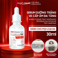 Tinh Chất Angel's Liquid Dưỡng Sáng Da, Mờ Thâm 7 Day Whitening Program Glutathione 700 V Ampoule 30ml