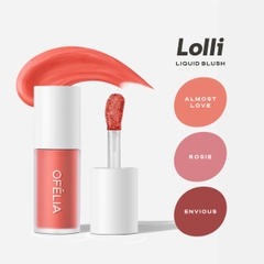 Má Hồng Dạng Lỏng Ofélia Lolli Liquid Blush 4.3g