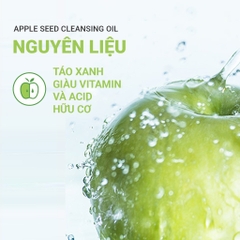 Dầu Tẩy Trang Chiết Xuất Tinh Chất Hạt Táo Xanh Innisfree Apple Seed Cleansing Oil 150ml
