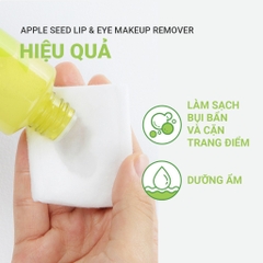 Tẩy Trang Mắt Môi Innisfree Apple Juicy Lip & Eye Remover 100ml