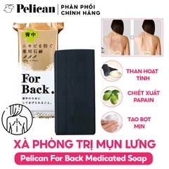 Xà Phòng Làm Giảm Mụn Lưng Pelican For Back Medicated Soap 135g