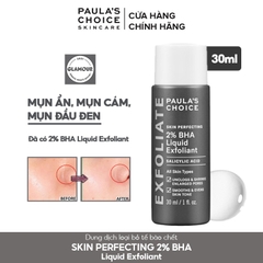 Dung Dịch Tẩy Da Chết Paula’s Choice Skin Perfecting 2% BHA Liquid 30ml