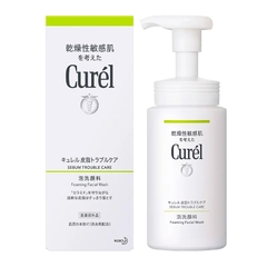 Sữa Rửa Mặt Curél Dạng Bọt Dành Cho Da Dầu Sebum Trouble Care Sebum Care Foaming Wash 150ml