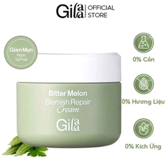 Kem Dưỡng Gilaa Khổ Qua & B5 Phục Hồi Giảm Mụn Bitter Melon Blemish Repair Cream 50ml