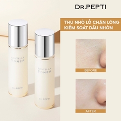 Nước Hoa Hồng Rau Má Làm Dịu, Dưỡng Sáng Da Dr.Pepti+ Centella Toner 180ml